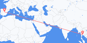 Vols de la Thaïlande pour l’Espagne