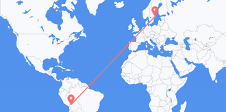 Bolivia to Sweden