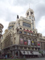 The Puerta del Sol square is the main public space in Madrid. In the middle of the square is located the office of the President of the Community of Madrid.