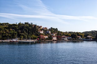 Photo of aerial view of Lozica Beach in Lozica, Croatia.