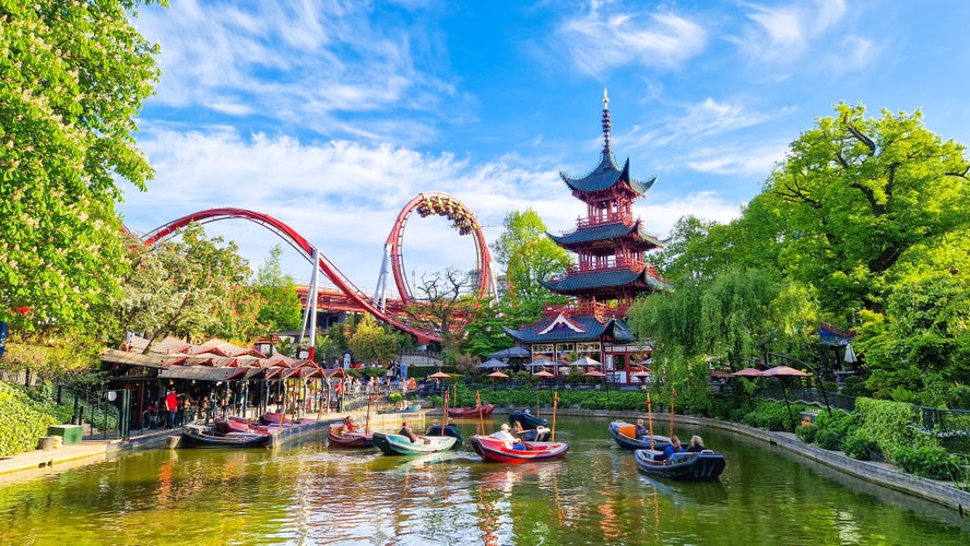 Photo of Tivoli Gardens is Copenhagen's famous and magical theme park.