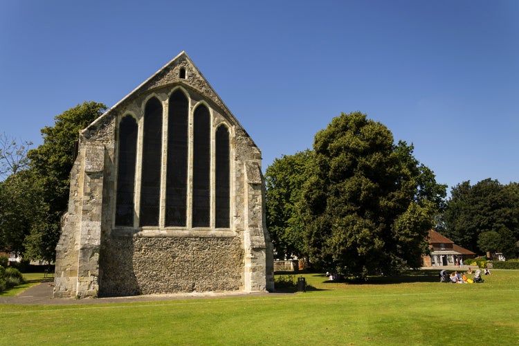 Chichester Guildhall in Chichester, England used as wedding venue