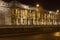 photo of "Haus der Kunst" museum in Munich, Germany, at night .