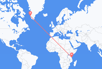 Flyrejser fra Dar es-Salaam til Nuuk