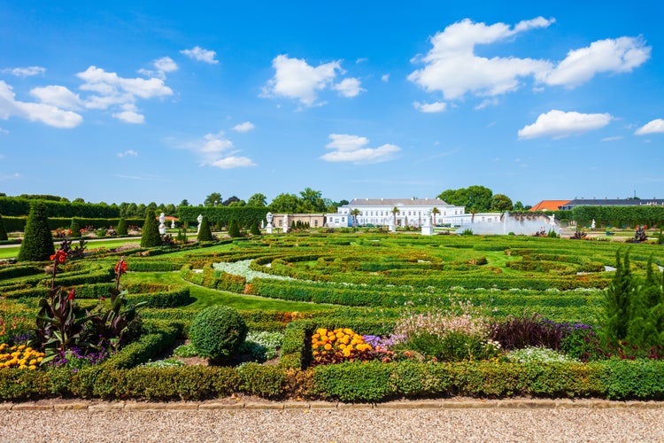 Photo of Herrenhausen Gardens of Herrenhausen Palace located in Hannover, Germany.