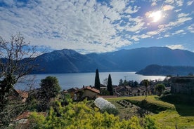 Visita guiada privada por el lago de Como en bicicleta eléctrica