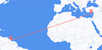 Guyana to Cyprus
