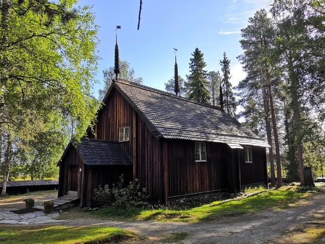 Sodankylä, Finland,  Sodankylae Old Church is one of the oldest wooden churches in Finland. It was built in 1689. Open in summer for travellers.