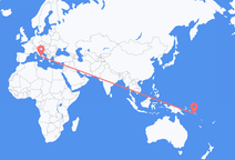 Vuelos de Honiara a Nápoles