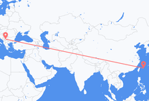 Flyg från Miyakojima till Pristina