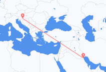 Flights from Kuwait City to Zagreb