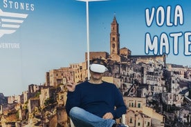 Wonderful 360° VR immersive flight over sassi di Matera!