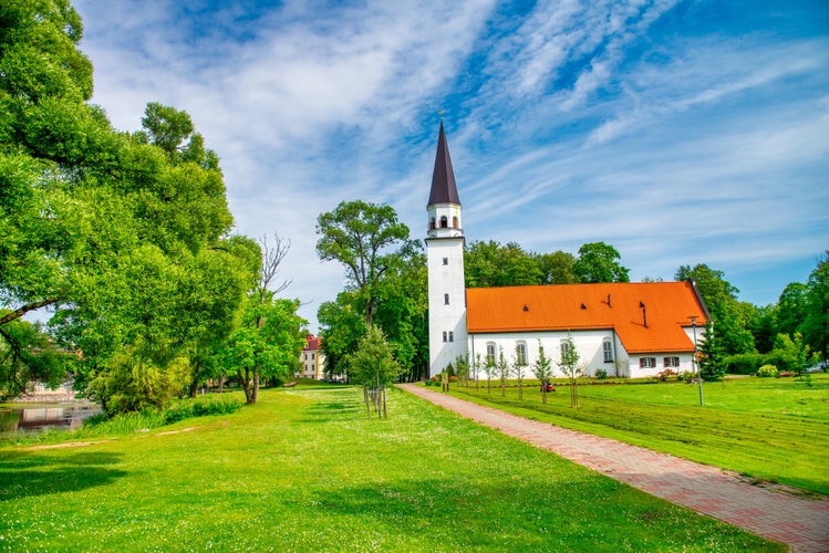 A church in Sigulda, Latvia.