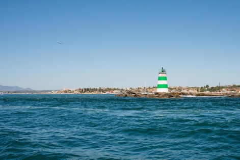 photo of  view of  Split breakwater lighthouse,Grad Split Croatia.