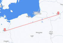 ベルリンからヴィルニュス行きの便