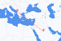 Voos da região de Al-Qassim para Tirana