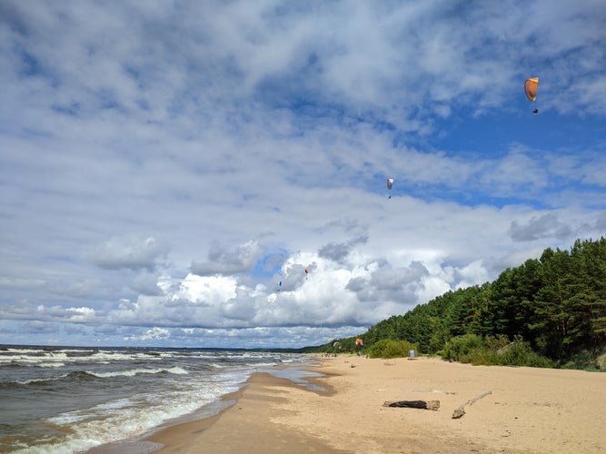 Latvia, Saulkrasti beach near White Dune