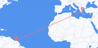 Suriname to Greece