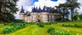 photo of fairytale Chaumont-sur -Loire castle in Loire valley, France.