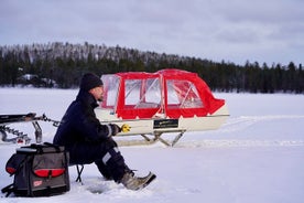 Ice Fishing with Snowmobiles