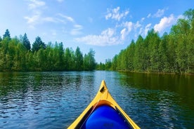 Gita in canoa in Lapponia