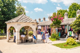 Photo of aerial view of the old town of Trebinje, Bosnia and Herzegovina.