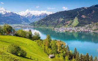 photo of Ski resort Zell am See in Austria.