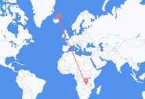 Loty z Lubumbashi, Demokratycznej Republiki Konga do Egilsstaðir, Islandia