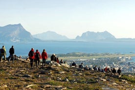 Caminhada para Keiservarden, caminhada clássica, Bodo - norte da Noruega