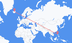 Flights from Manila to Akureyri