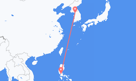 대한민국 출발 필리핀 도착 항공편