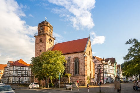 Photo of Old city of Rotenburg Fulda, Hessen, Germany .