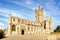 Photo of view of Gloucester Cathedral Church of St Peter and the Holy and Indivisible Trinity on a sunny day, UK.