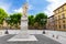 photo of view of Piazza Napoleone in Lucca, Tuscany, Italy.