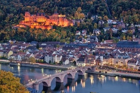 Heidelberg slott og gamlebytur fra Frankfurt