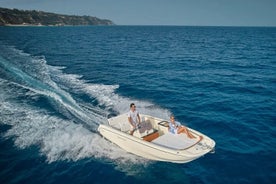 Paseo en barco privado con patrón desde Tropea a Capovaticano 3 horas