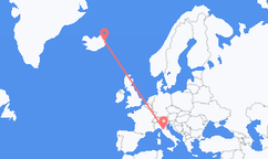 Flights from Florence to Egilsstaðir