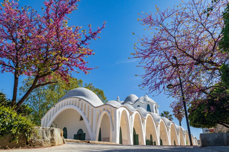 Photo of Masia Freixa ,Modernist building in the city of Terrassa next to Barcelona, Spain.