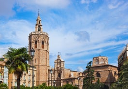 Photo of View on Peniscola from the top of Pope Luna's Castle , Valencia, Spain.