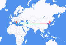 Voos de Seul, Coreia do Sul para Comiso, Itália