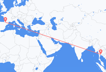 Flyg från Bangkok till Lourdes (kommun i Brasilien, São Paulo, lat -20,94, long -50,24)