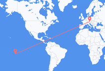 Flyrejser fra Takaroa, Fransk Polynesien til Salzburg, Østrig