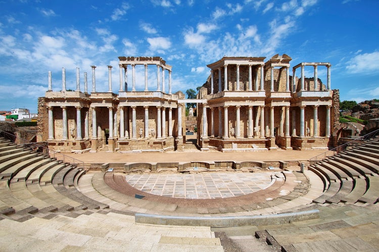 photo of view of Merida, Spain.