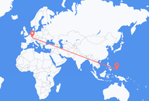 Flights from Koror to Strasbourg