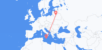 Malta to Lithuania