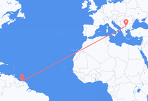 Flights from Paramaribo to Sofia