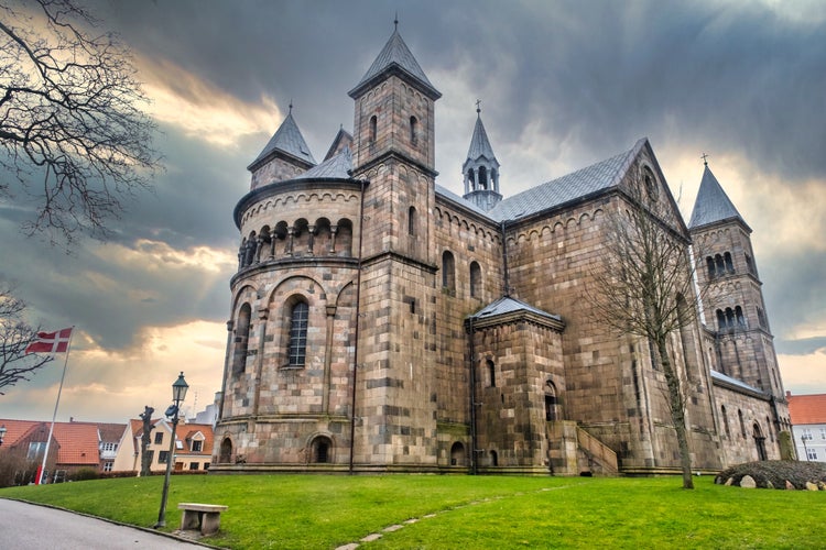 Photo of Viborg ancient cathedral in the middle of Denmark.