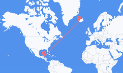 Flights from Belize City to Reykjavík
