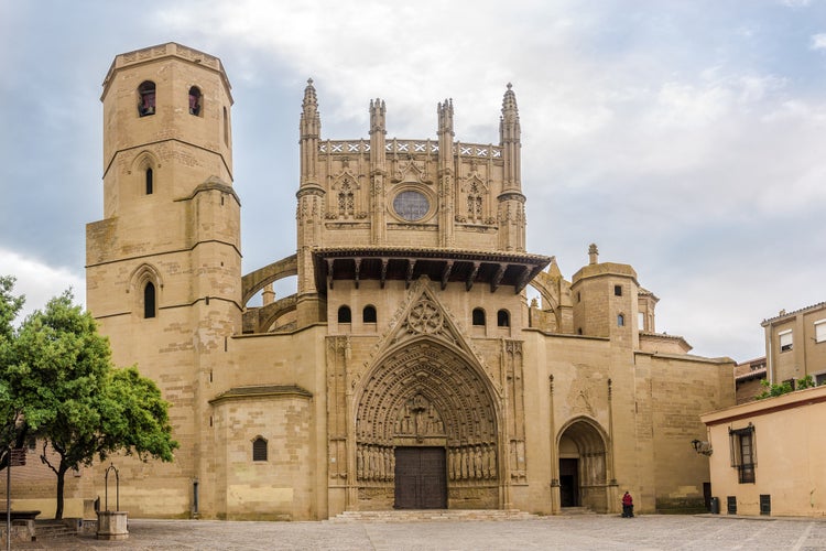 Photo of the Saint Mary Cathedral of Huesca ,Spain.