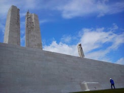 Vimy privato e giro di battaglia canadese del Belgio da Bruges